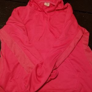 Hot pink active hoodie